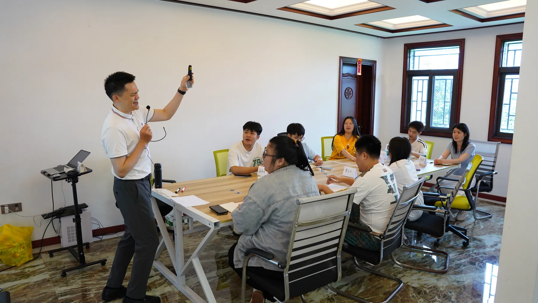 微娱项目情境演练现场