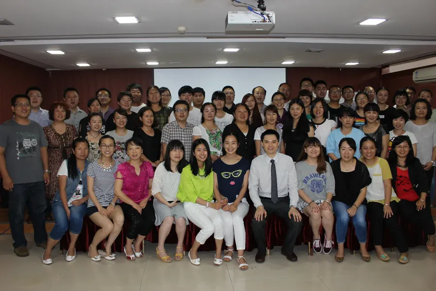 潘岩老师培训学员合影